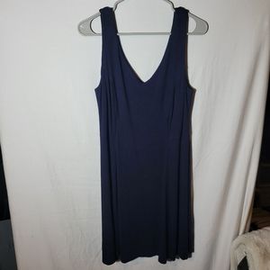 2/$12 Navy Sleeveless Stretch Dress Size M